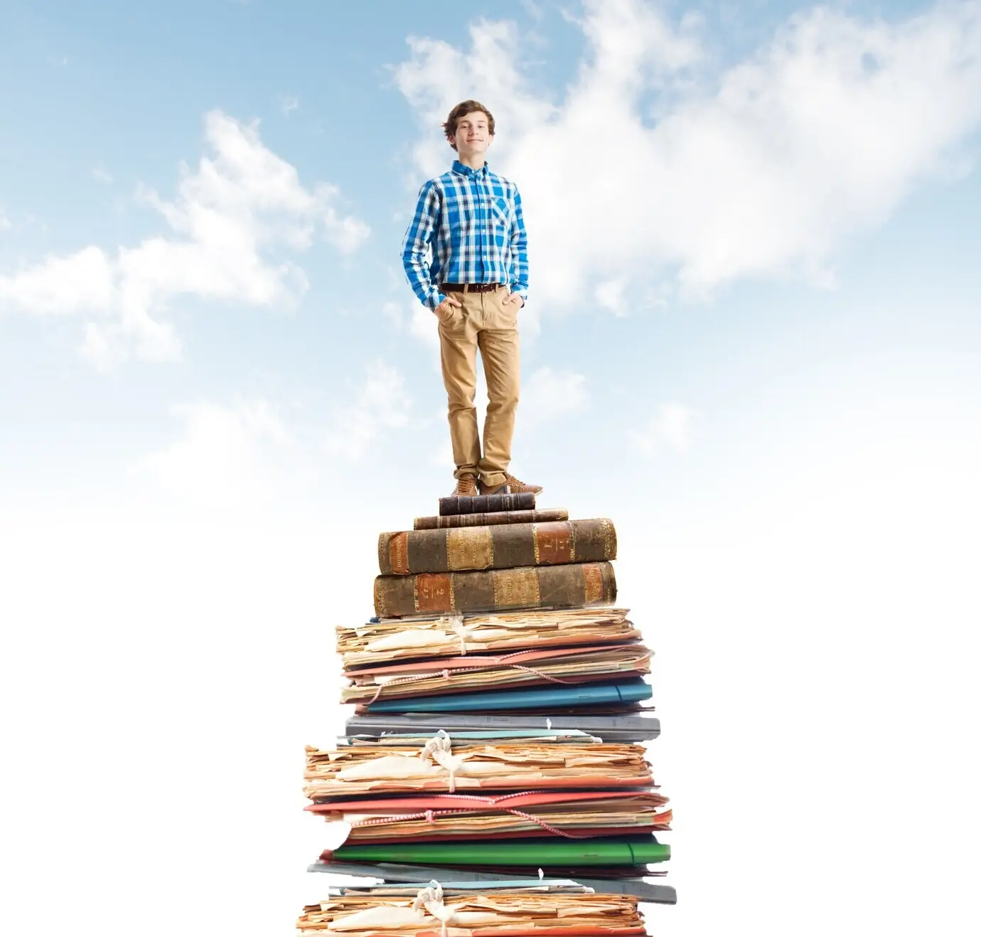 jeune homme étudiant